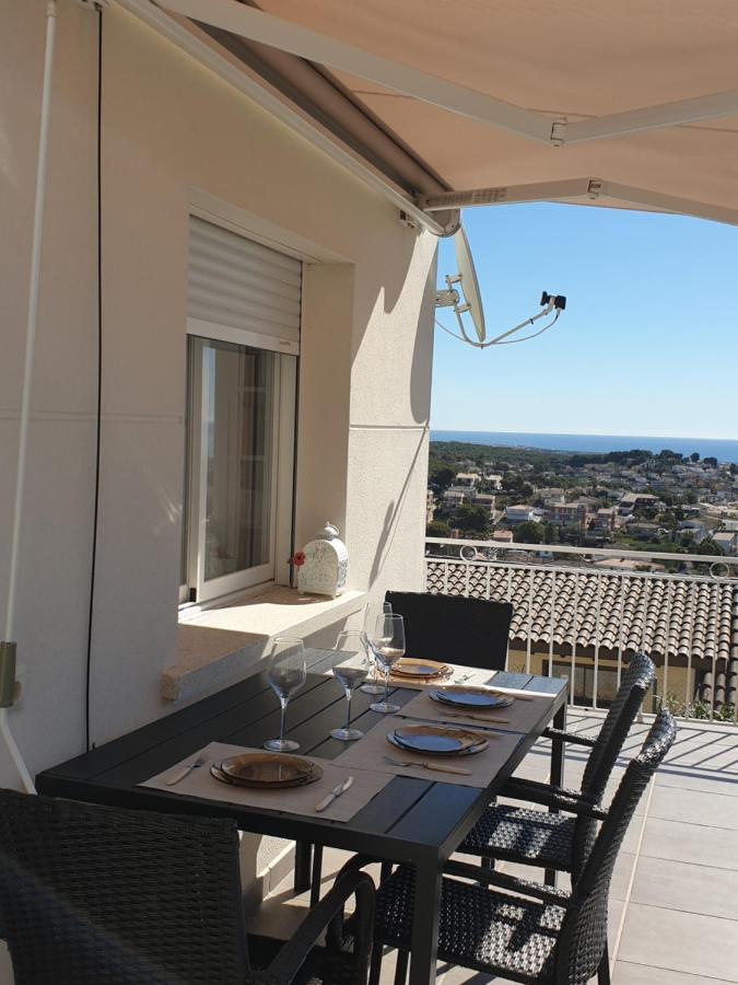 Precioso Apartamento Con Vista Al Mar Calafell Eksteriør billede